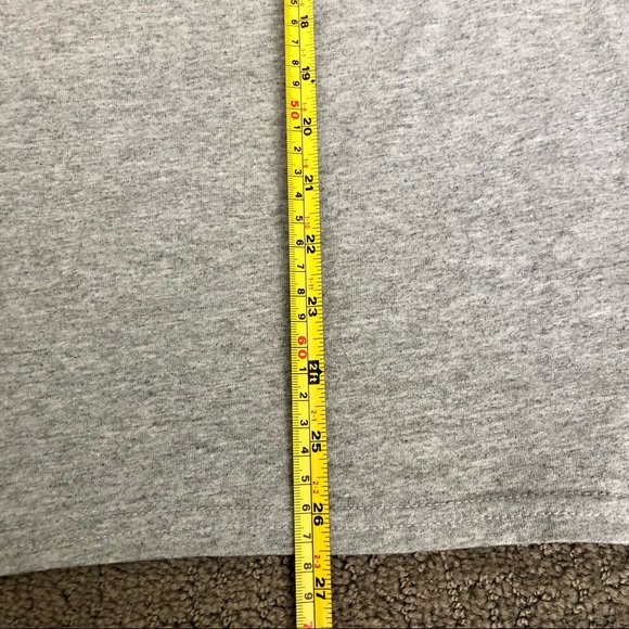 Peak 2020 Gray Cotton Blend Tee Size Medium - Picture 7 of 7
